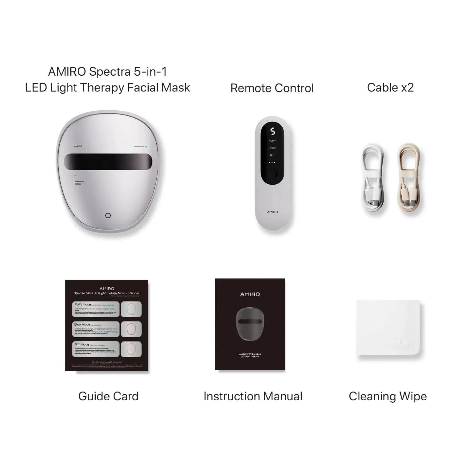 AMIRO Spectra 5-in-1 LED Light Therapy Facial Mask - Image 17