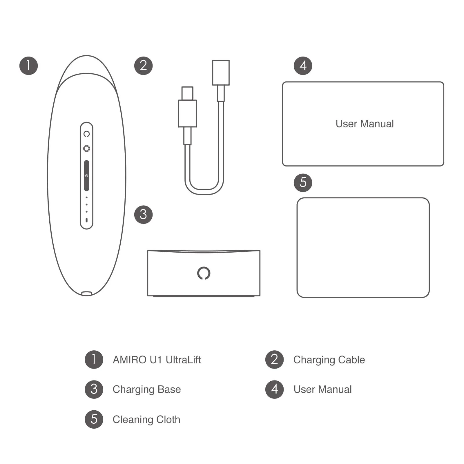 AMIRO U1 UltraLift Skin Tightening Ultrasound Facial Device - Image 8